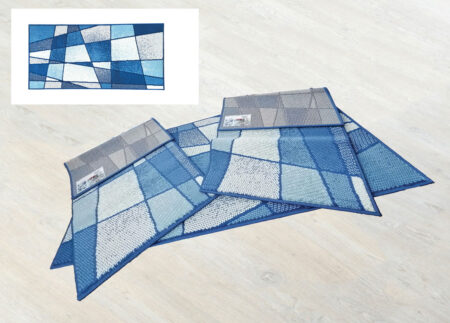 Parure  3 Tappeti  art.  703867,  2  tappeti  misura 60 x 110, 1 tappeto misura  70 x 140, DESIGN