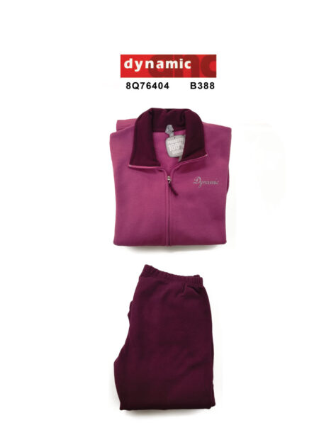Tuta  Donna Campagnolo Felpata  Art. 8Q76404  DYNAMIC rosa - immagine 2