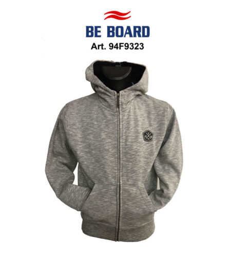 Felpa aperta zip uomo con cappuccio Be Board 94F9323