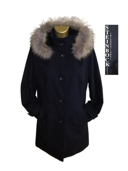Giaccone in tessuto Steinbock donna mod. Elmira art. 22280WP 60101 29  con cappuccio in pelliccia