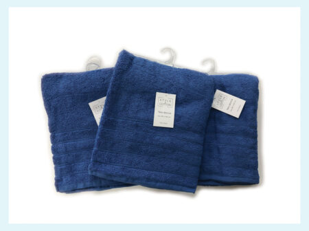 Telo doccia in spugna misura 90x140 cm Style & Cotton - immagine 4