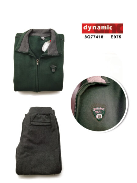 Tuta  Uomo Campagnolo Felpata  Art. 8Q77418  DYNAMIC verde - immagine 2