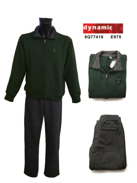 Tuta  Uomo Campagnolo Felpata  Art. 8Q77418  DYNAMIC verde