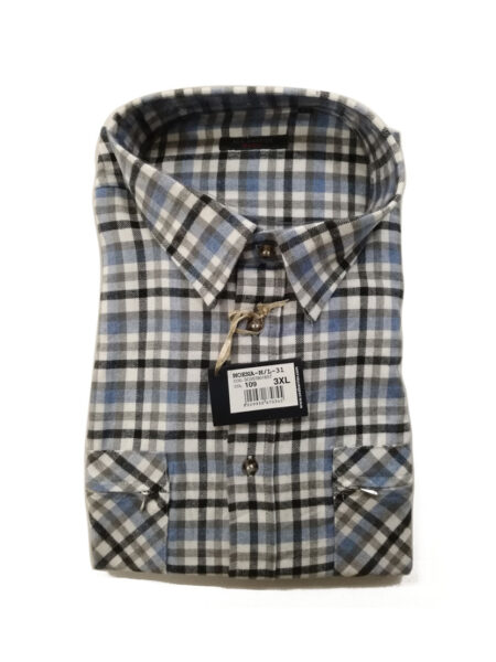 Camicia in flanella a quadrettoni colore 109 art. Moena Sea Barrier