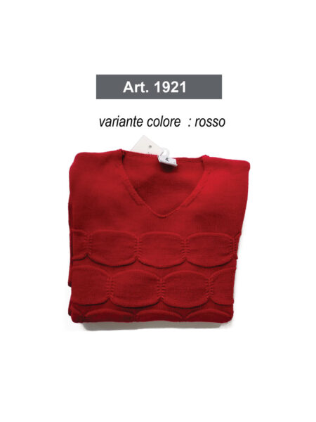 Maglia Girocollo Donna  manica lunga   Art. 1921, Cielle colore smeraldo <i><span style="color: red;">ESAURITO</span></i> - immagine 3
