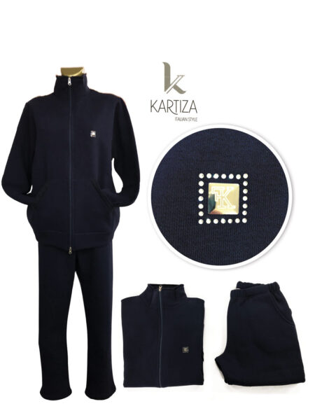 Tuta  Donna Kartiza Felpata Art. 3507 blu