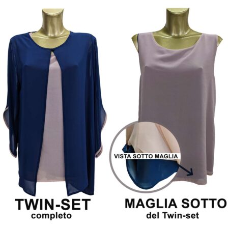 twin set donna due pezzi Clara Baroni