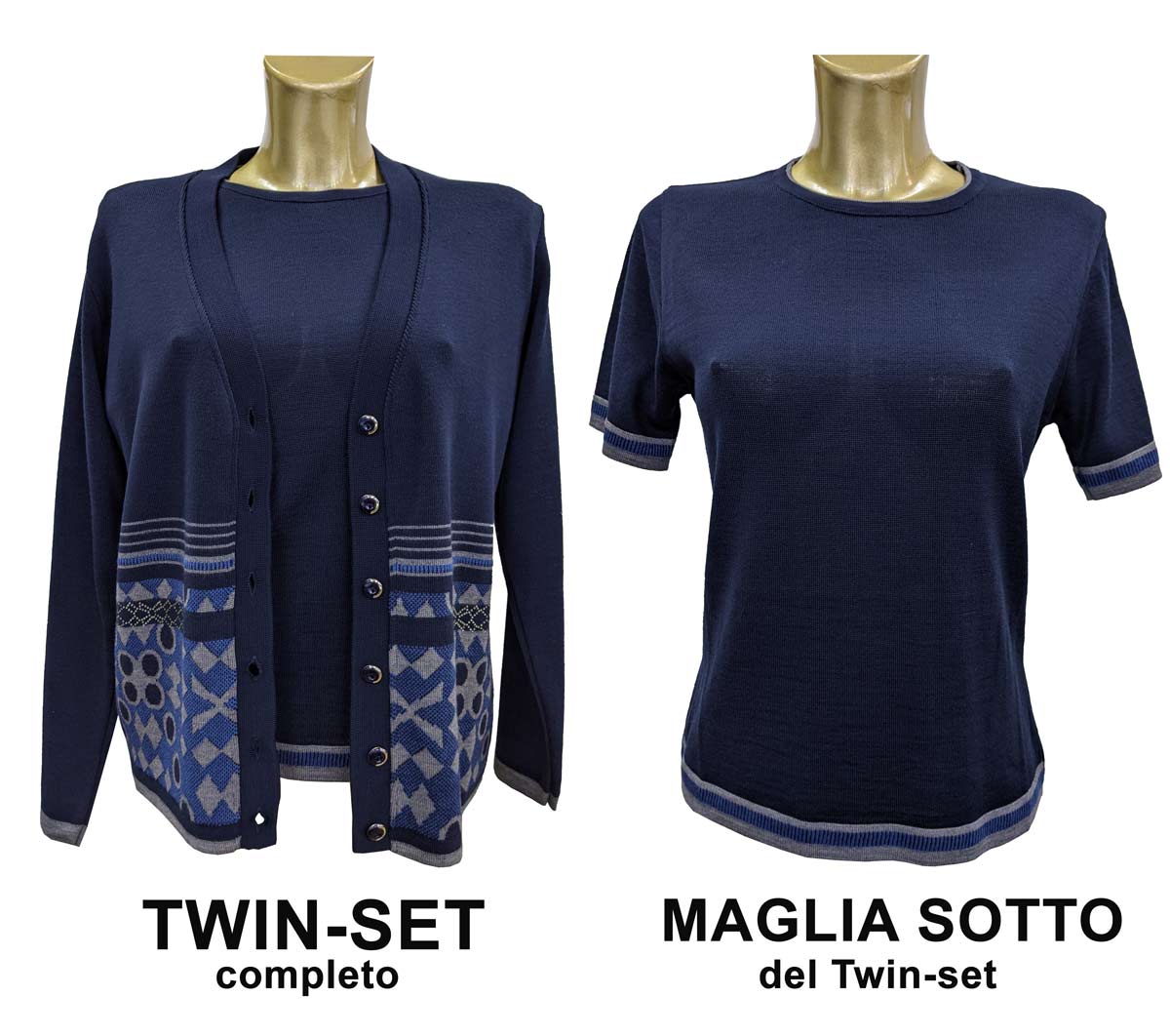 Twin-set due pezzi New Lineaelle 18302 da donna signora miglior prezzo