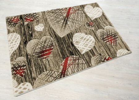 Tappeto Freeze dis. 18  a cuori 160 x 230 cm  SOPHIE MAISON - immagine 2