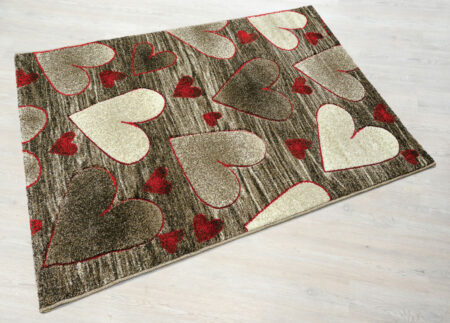 Tappeto Freeze dis. 25 a cuori 160 x 230 cm SOPHIE MAISON