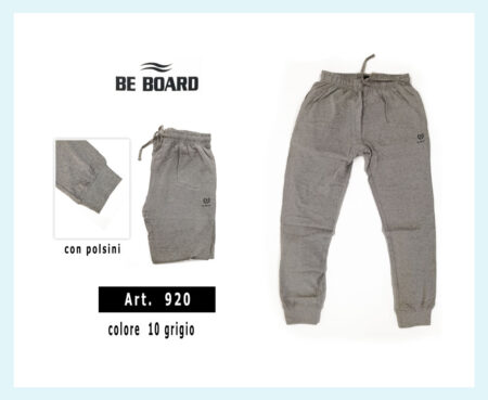 pantalone tuta uomo leggeri   Art. 920 colore 10 grigio