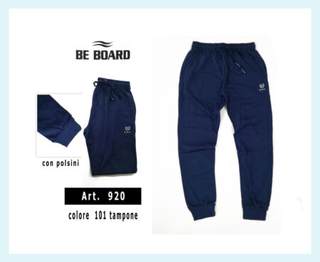pantalone tuta uomo leggeri art. 920 colore 101 tampone