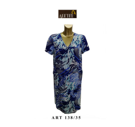 Grembiule Vestaglia Classica Donna Mezza Manica Apertura con Bottoni Art. 138/35, AERTRE