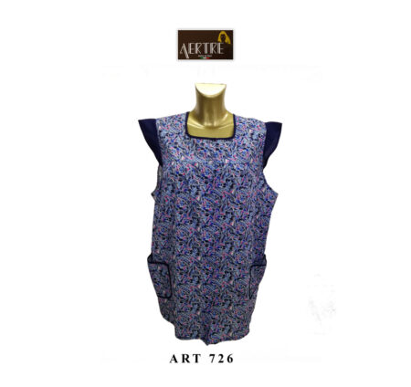 Grembiule Vestaglia senza maniche Classica Donna senza maniche apertura con bottoni Art. 726, AERTRE