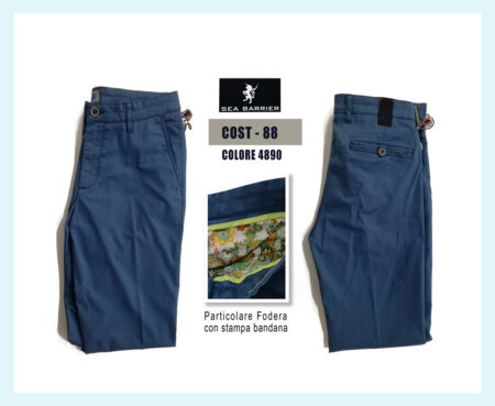 Pantaloni  uomo Art. Cost-88  Regular Fit  Sea Barrier colore 4890