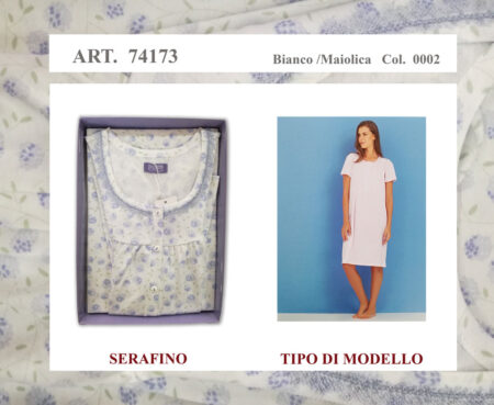 Camicia da notte serafino 74173 Linclalor colore 0002