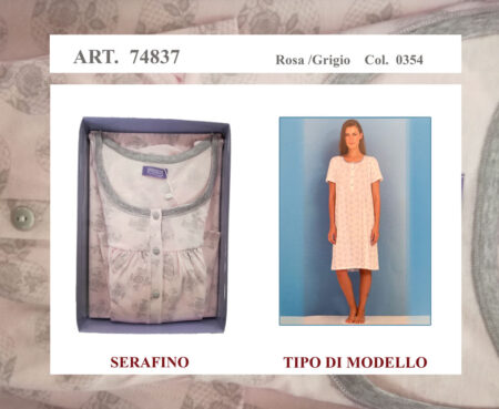 Camicia da notte serafino 74837 Linclalor  colore 0354