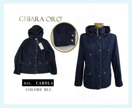 Giubbino Leggero Donna art. Carola, Chiara Oro colore blu