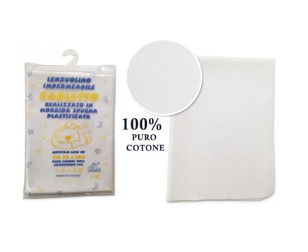 Lenzuolino o traversa 70×100 SALVA PIPI’ Carletto in spugna plastificata