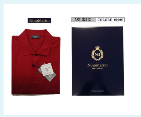 Polo uomo Nino Marini manica corta 100% filo di Scozia art. 82312 colore 00005