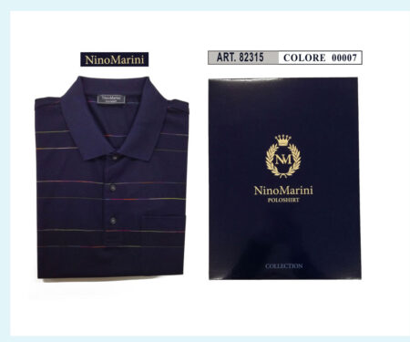 Polo uomo Nino Marini manica corta 100% filo di Scozia  art. 82315 colore 00007