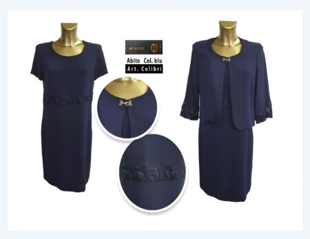 Completo Donna 2 pezzi  abito + bolero  Art.  Colibrì, Elena <i><span style="color: red;">ESAURITO</span></i>