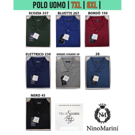 polo uomo taglie forti oversize conformate comode giovanili