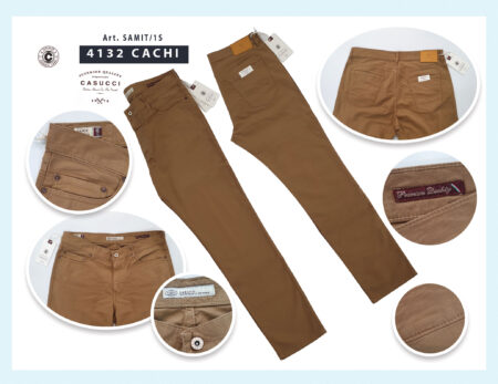 Jeans Uomo Casucci Regular Fit art. Samit 1/S 4132 var. cachi
