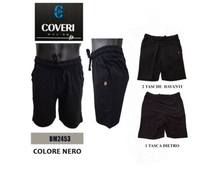 Pantaloncini corti da uomo di coveri neri