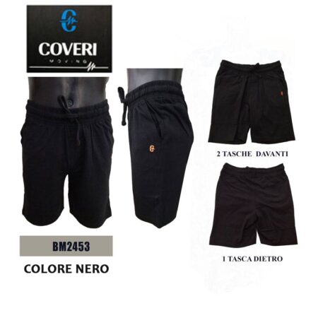 Pantaloncini corti da uomo di coveri neri