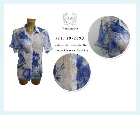 Camicia donna mezza manica Turotti Abbigliamento
