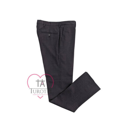 Pantalone classico da uomo in lana vergine grigi antracite G.S. art. A2479