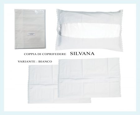  coppia di  Coprifedere SILVANA pizzo  var bianco