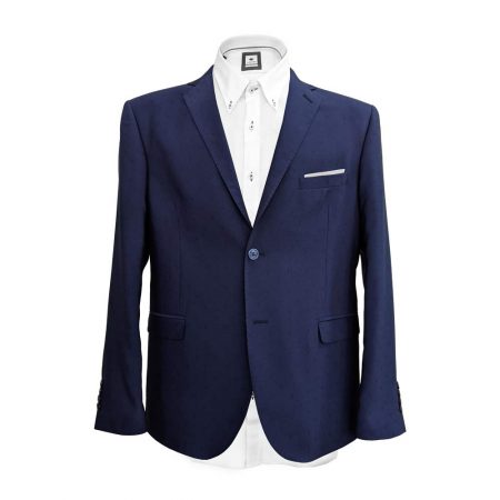 Completo abito da cerimonia 3 pez. blu FB Fashion FF135 - immagine 4