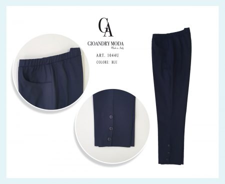 Pantalone lungo donna Gioandry Moda  art. 1044 U, blu