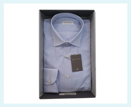 Camicia  Uomo  Manica lunga  Art. Gaeta FR 201Q Philo Vance  V20 rigata