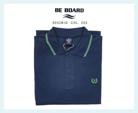Polo Uomo mezza manica  Be Board  art. 9002Big 100 % cotone colore 202 dalla 7XL alla 9XL