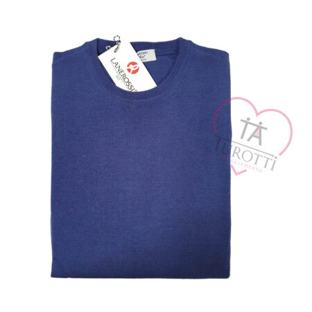 Maglia girocollo uomo Lanerossi Sporting Mare  art 120.80 OS taglie over - immagine 5