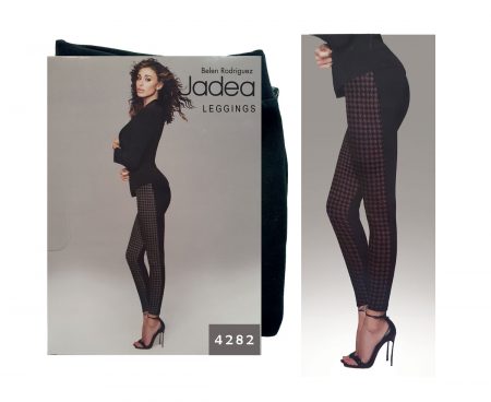 Leggings  Jadea cotone elasticizzato colore nero, art. 4282