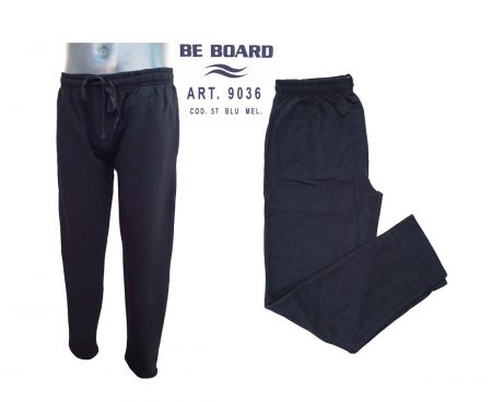 pantalone tuta uomo  Be Board Art. 9036 colore 57 blu melangiato