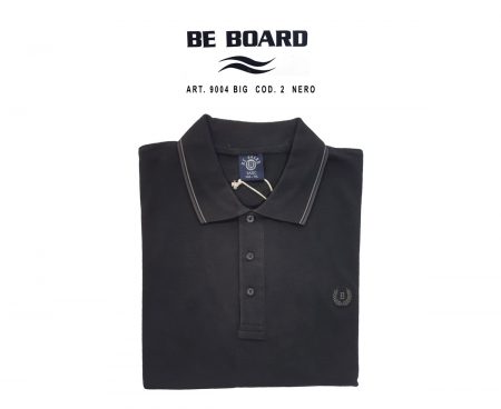 Polo Uomo  manica lunga  Be Board  art. 9004 Big 100 % cotone colore 2 dalla 7XL alla 9XL