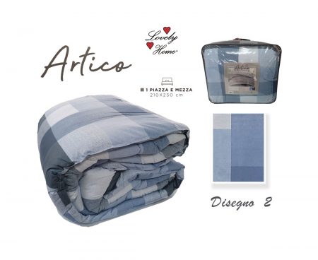 Trapunta 1 piazza e mezza microfibra Artico Lovely Home disegno 2 <i><span style="color: red;">ESAURITO</span></i>