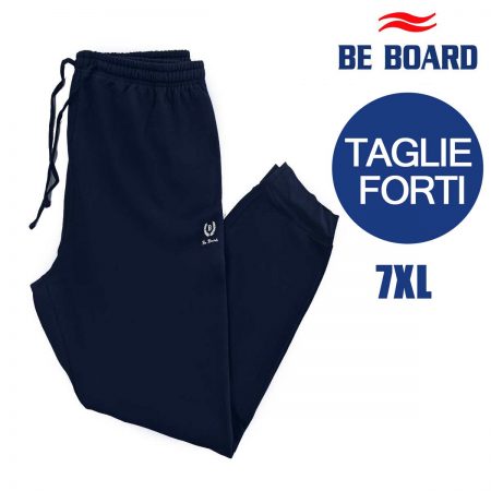 Pantaloni della tuta taglie forti blu