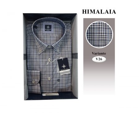 Camicia  Uomo Blusalina  Himalaia manica  lunga Art.  SR 284E  W27 fantasia V26
