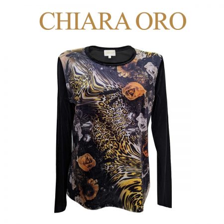 maglia maniche lunghe per signora Chiara Oro