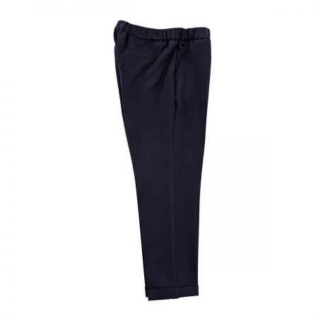 pantalone in tessuto elasticizzati comodi per signora 84 Capinera blu