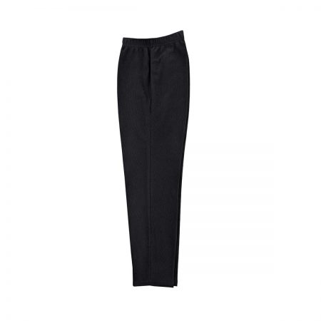 pantaloni da donna neri in tessuto elasticizzati