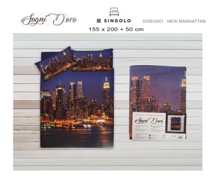 Copripiumino Sogni d'Oro singolo 1 piazza dis New Manhattan