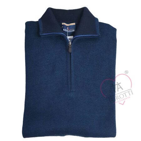 Polo uomo mezza zip Sail Club art U7661 mistolana - immagine 6