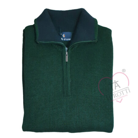 Polo uomo mezza zip Sail Club art U7661 mistolana - immagine 8